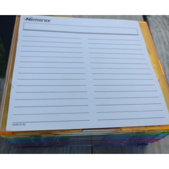 Lot of 12 Empty Slim Jewel Cases CD Music DVD Colors Plastic - Picture 6 of 7